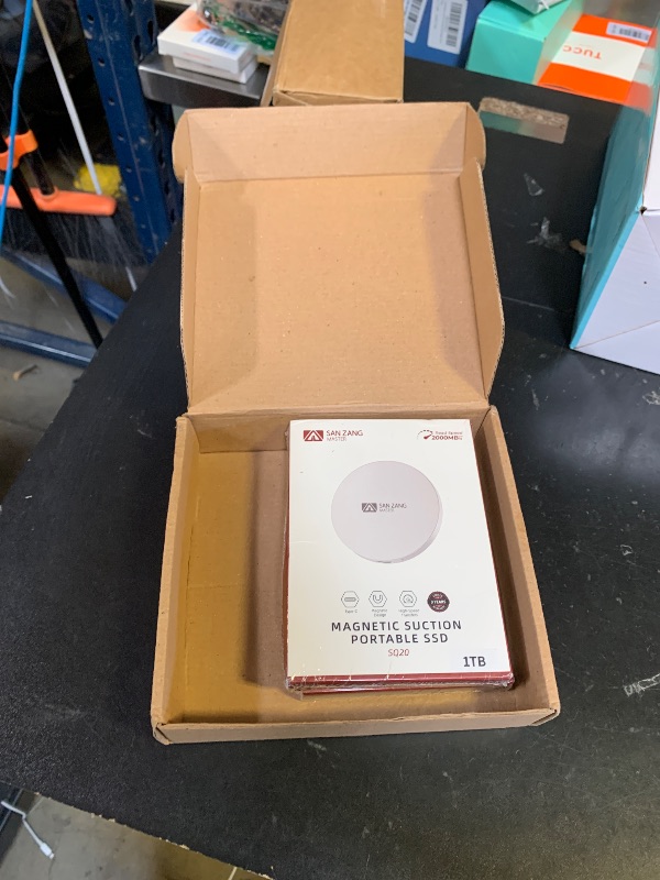 Photo 1 of SAN ZANG MASTER Magnetic Portable Solid State Drives: Ultra-Thin, Portable Design for Secure Grip, Easy Connectivity, and Reliable Performance (1, TB)