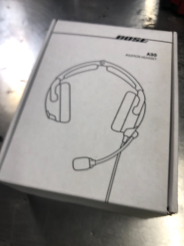 Photo 1 of Bose A30 Bluetooth Aviation Headset - Lightweight Comfortable Design, Adjustable ANR and Noise Cancelling Microphone, [Dual Plug] – Black