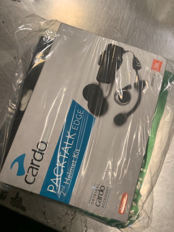 Photo 1 of Cardo Packtalk Pro/Edge 2ND Helmet Kit - Sound by JBL, Perfect for Your Additional Helmet, Allows for Simple Moving Your Communicaion System Between Helmets