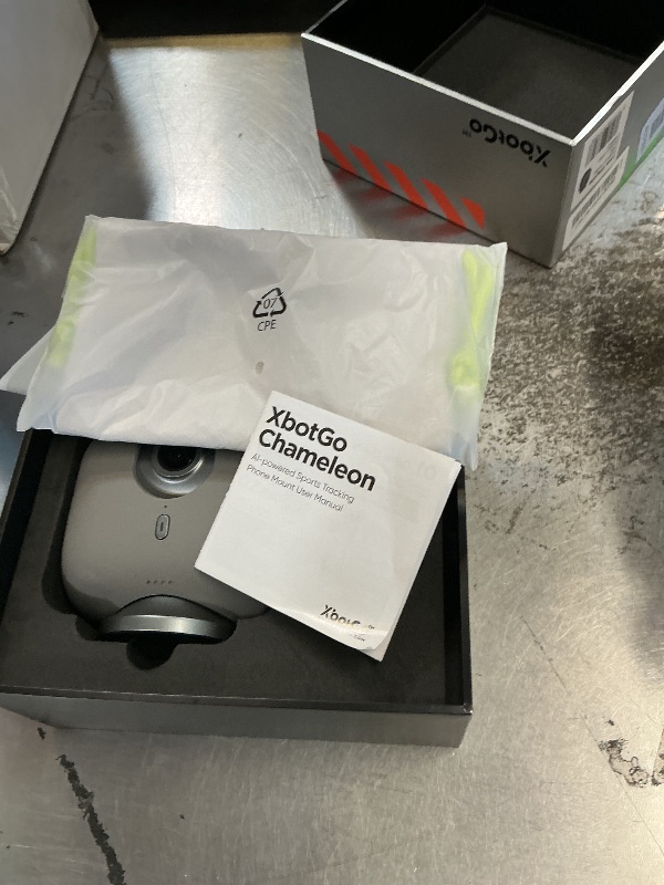 Photo 1 of XbotGo Chameleon AI Auto Sports Action Camera - 4K 60FPS Soccer Camera and Basketball Tracking Camera for Team Sports, Live Streaming, No Subscription, Works with iOS & Android (Lava Graphite)