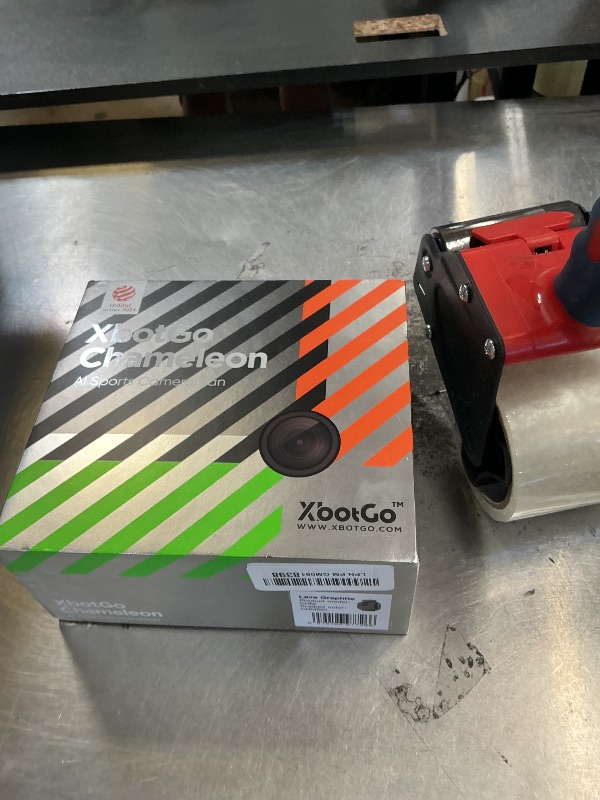 Photo 1 of XbotGo Chameleon AI Auto Sports Action Camera - 4K 60FPS Soccer Camera and Basketball Tracking Camera for Team Sports, Live Streaming, No Subscription, Works with iOS & Android (Lava Graphite)