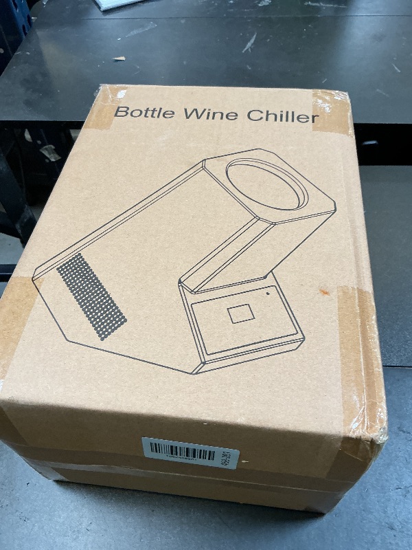 Photo 1 of Mokemok Electric Wine Chiller Single Bottle - 24H Iceless Portable Stainless Steel Wine Chiller Cooler for 750ml Wine/Champagne, Multi-Scene Vino Accessory for Kitchen/Bar/RV for Wine Lovers