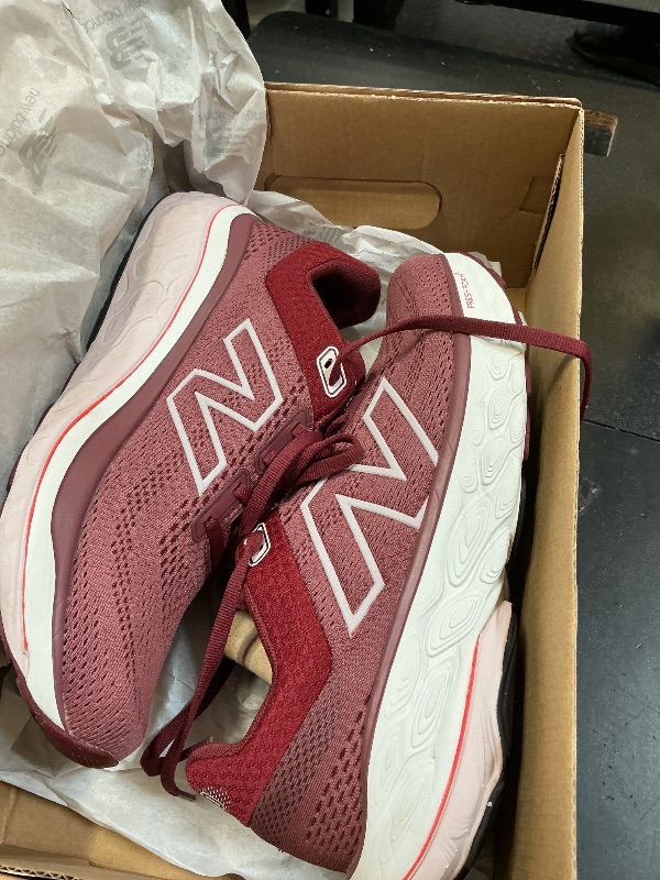Photo 1 of New Balance Women's Fresh Foam X 860 V14 Running Shoe, Washed Burgundy/Monarch Burgundy/Pink Granite, 8.5 M