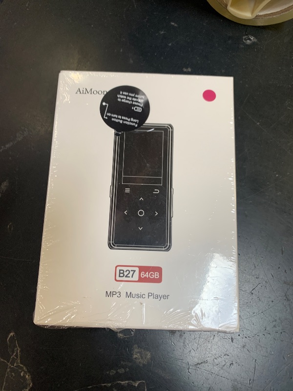 View 2 of 64GB MP3 Player with Bluetooth 5.2, Music Player with Built-in HD Speaker, FM Radio, Voice Recorder, HiFi Sound, E-Book Function, Rose Red