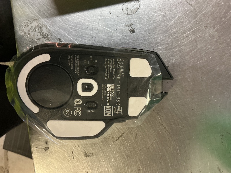 Photo 1 of Razer Basilisk V3 Pro 35K Wireless Gaming Mouse: HyperScroll Tilt Wheel - 35K DPI Optical Sensor Gen 2-13 Customizable Controls - Chroma RGB - Optical Switches Gen 3 - Up to 140 Hr Battery - Black