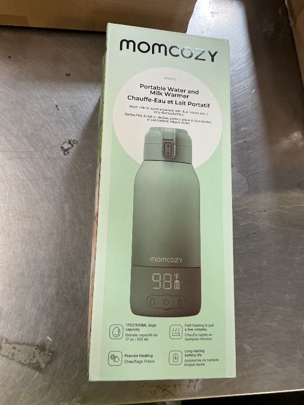 Photo 1 of Momcozy Portable Bottle Warmer for Travel – Dual Heating Modes for Breast Milk & Water, Portable Milk Warmer with Fast Heating & Long Battery Life, 17 Ounces Large Capacity, Purple