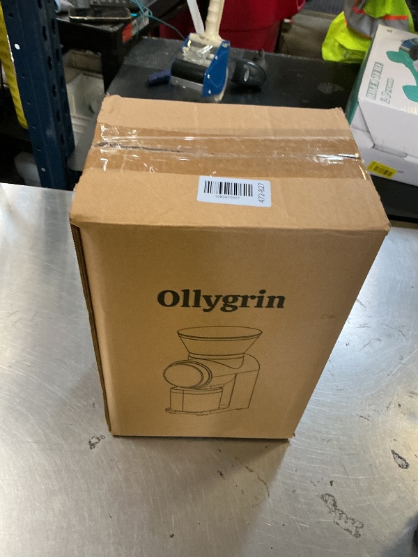Photo 1 of Ollygrin Conical Burr Coffee Grinder Electric, Compact Coffee Grinder for Home Use,Burr Mill Grinder with 30 Precise Grinding Sizes, Touch Panel, Removable Burr & Coffee Container, 2-12 Cups