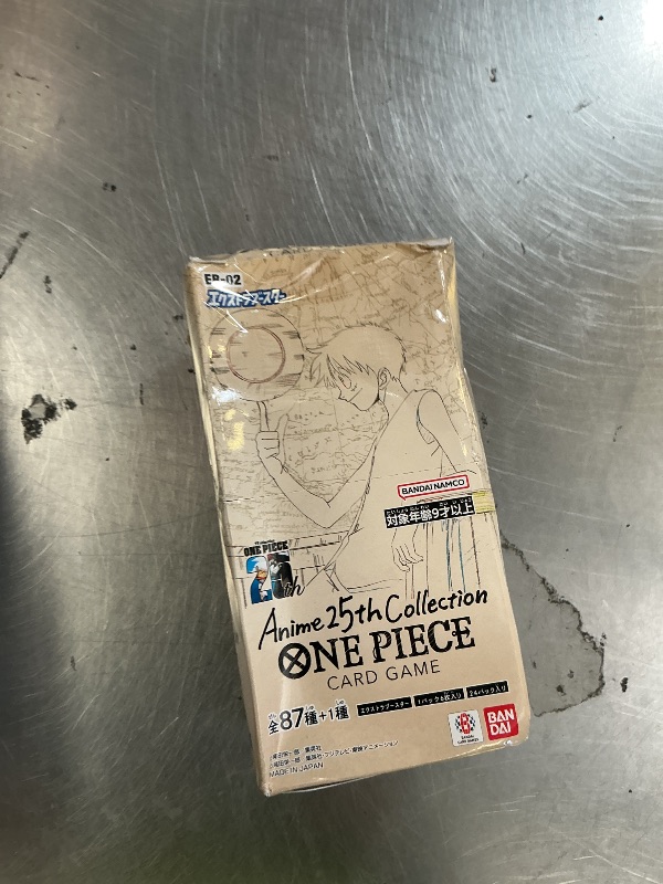 Photo 1 of One Piece Card Game Extra Booster Anime 25th Collection EB-02 Booster Box - 24 Packs (Japanese)