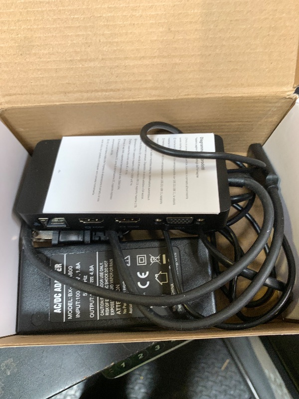 Photo 1 of Surface Docking Station Triple Displays Dual HDMI + VGA with Power Adapter,12 in 1 Surface Dock 2 for Microsoft Surface Pro 12/11/10/9/8/X/7/6/5/4/3,Surface Laptop 7/6/5/4/3/2/1,Surface Book Go