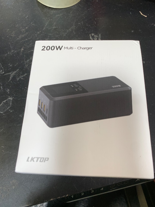 Photo 1 of LKTOP 200W Matrice 4 Series Battery Charging Hub Super Fast Charger for DJI Matrice 4T/4E Drone Accessories, 60% Storage/Silent/Output Mode, LCD Display Screen (Parallel Charge 3 Batteries: 1hr 50min)
