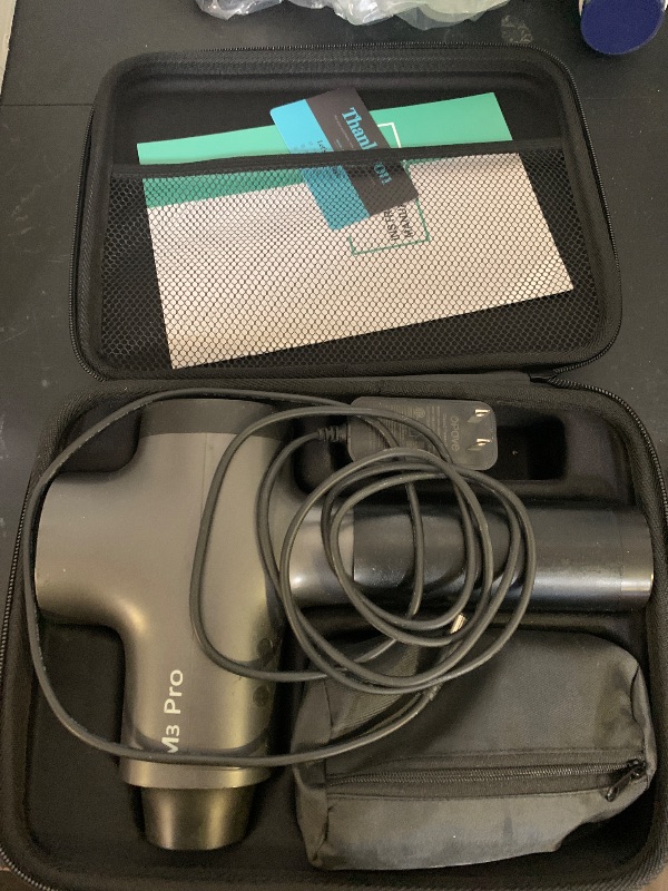 Photo 1 of Opove M3 Pro 2 Massage Gun Deep Tissue Percussion Muscle Massager for Workout, Handheld Percussive Therapy Fascia Gun for Athletes Fast Recovery 4-8 Hours Long Battery Life, Powerful, Quiet, Black