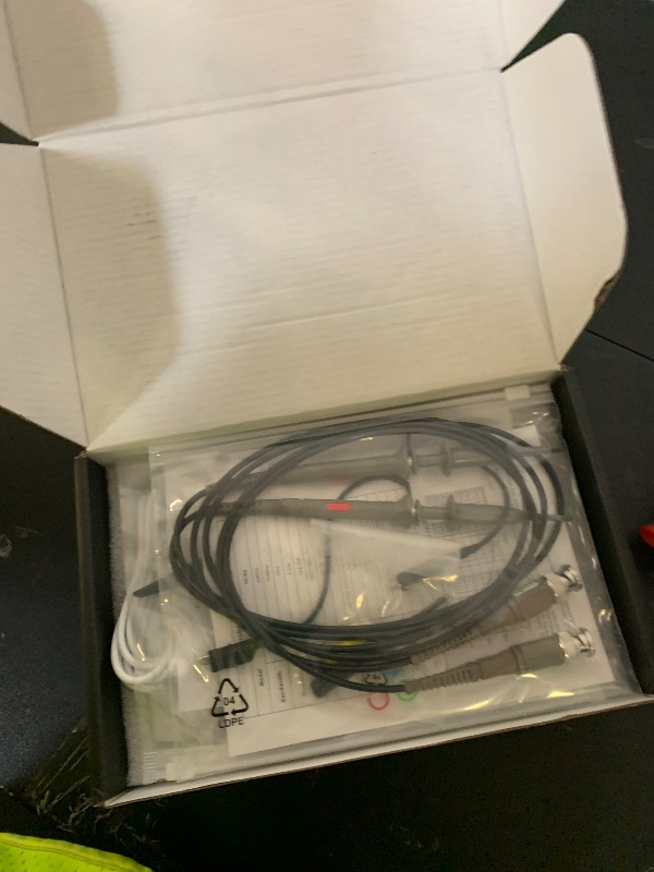 Photo 1 of FNIRSI 1013D Plus Oscilloscope - Portable Handheld Tablet Oscilloscope with 100X High Voltage Probe, 2 Channels 100Mhz Bandwidth 1GSa/s Sampling Rate 7" TFT LCD Touch Screen