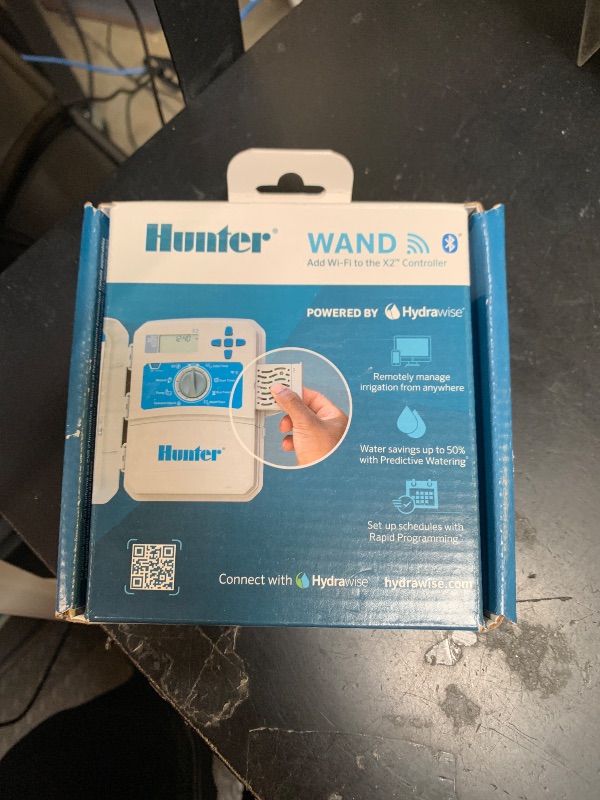 Photo 1 of Hunter Wand Smart WiFi Module for X2 Sprinkler Controller, Hydrawise App, Remote Scheduling, 2.4GHz WiFi Only, Supports Bluetooth, Wi-Fi Direct & WPS Setup