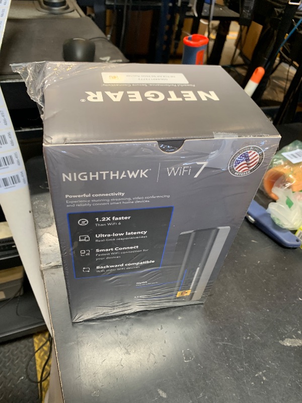 Photo 1 of NETGEAR Nighthawk Dual-Band WiFi 7 Router (RS90) – Router Only, BE3600 Wireless Speed (up to 3.6 Gbps) - Covers up to 2,000 sq. ft., 50 Devices – 2.5 Gig Internet Port - Free Expert Help