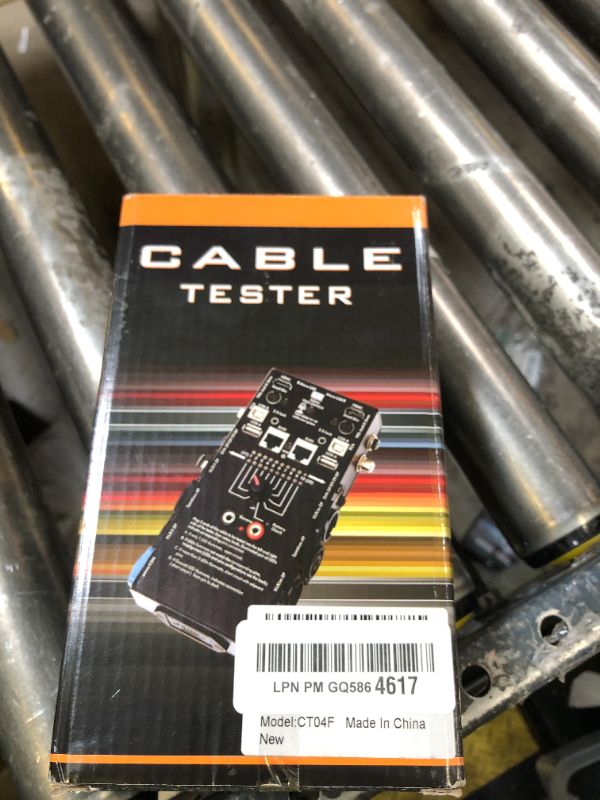 Photo 1 of MFL. 13-Plug Audio Cable Tester Line Finder Black 13-in-1 Cables Checker 8-Way Switch Wire Tracker with LED Indicators, Rectangular