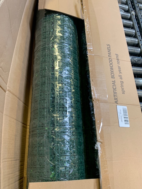Photo 1 of ODTORY Artificial Ivy Privacy Fence Wall Screen: 72 X144 in (72 sqft) UV-Anti Faux Boxwood Roll Panels Greenery Backdrop Ivy Vine Leaf Hedges Fence Panels for Indoor Outdoor Green Wall Decor