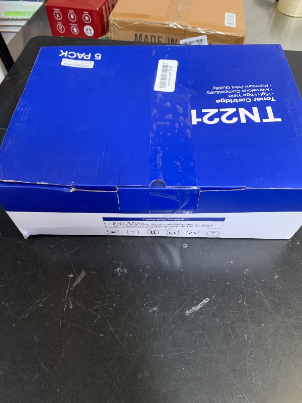 Photo 1 of TN221 TN225 Toner Cartridge High Yield Replacement for Brother TN 221 TN 225 Compatible with MFC-9130CW HL-3170CDW HL-3140CW HL-3180CDW MFC-9330CDW (2 Black, 1 Cyan, 1 Magenta, 1 Yellow, 5 Pack)