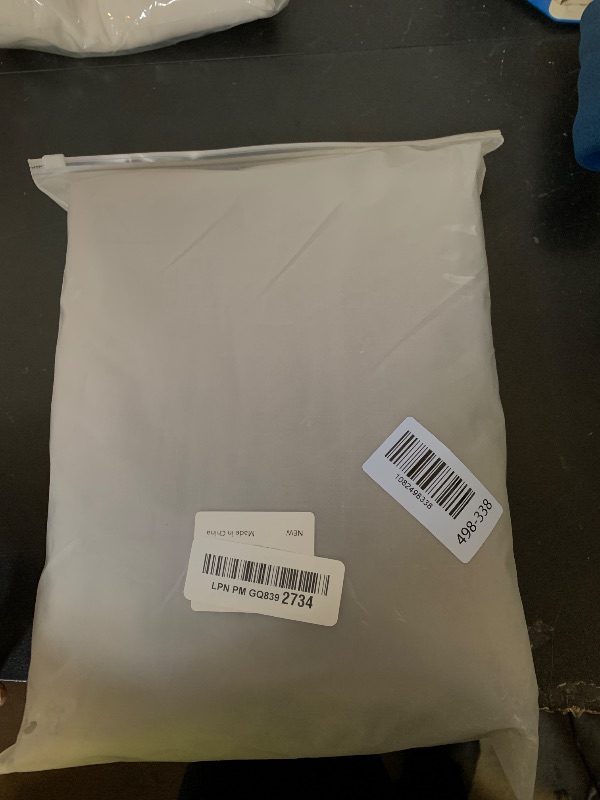 Photo 1 of Grounding Sheets King Size, 20% Pure Silver Fiber + 80% Organic Cotton, Grounded Sheet Earth Connected Bedding Fitted Earth Sheets with Grounding Cord