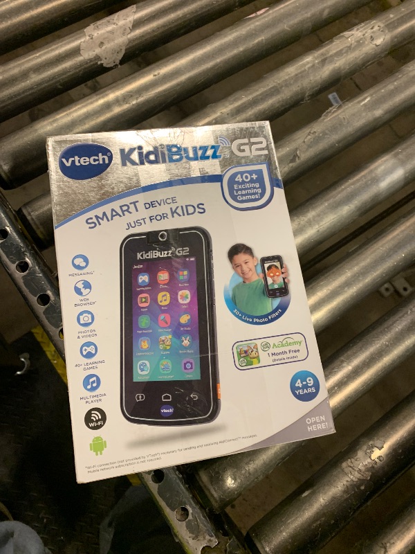 Photo 1 of VTech KidiBuzz G2 Kids’ Electronics Smart Device with KidiConnect, Black