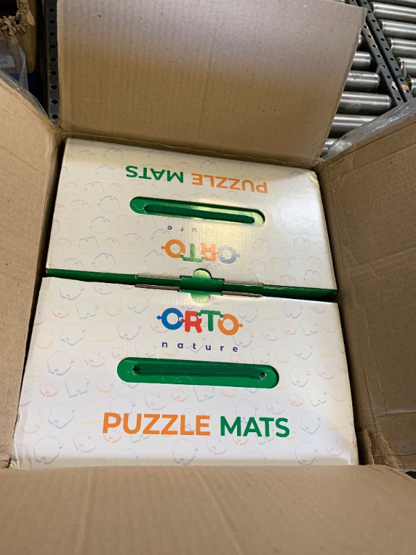 Photo 1 of ORTO NATURE 16-Piece Sensory Massage Puzzle Play Mat – Interlocking Orthopedic Floor Tiles & Textured Sensory Mats for Kids & Adults (Joyful Land)