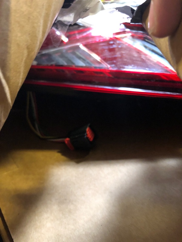 Photo 1 of Left 10-PINS LED Tail Light Assembly Compatible With 2024-2025 Ford F150 Lariat/King Ranch/Platinum/Raptor Sequential Rear Tail Lamp W/Blind Spot (Module Not Include) Left Driver Side RL34-13B505-CA