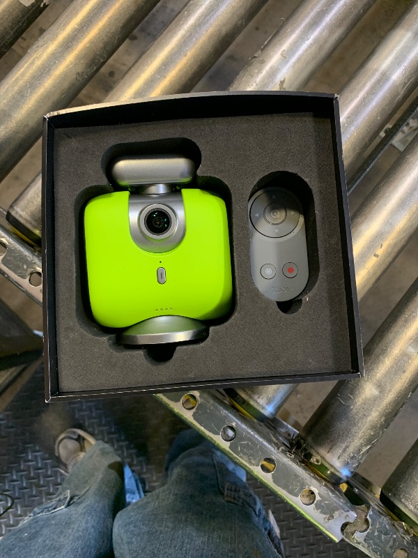 Photo 1 of XbotGo Chameleon AI Auto Sports Action Camera - 4K 60FPS Soccer Camera and Basketball Tracking Camera for Team Sports, Live Streaming, No Subscription, Works with iOS & Android (Lemon Green)