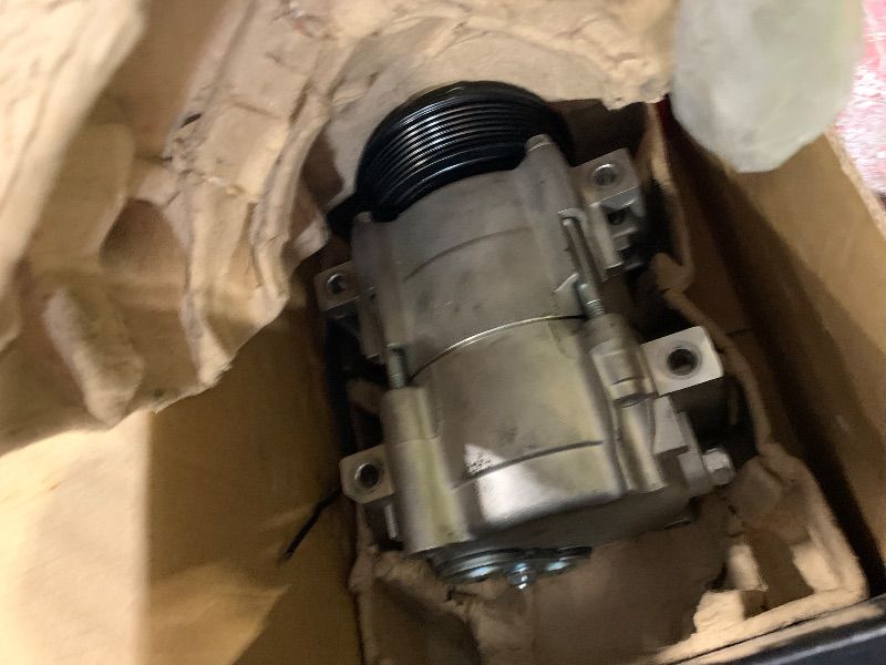 Photo 1 of ***BROKEN CONNECTOR*** Torchbeam AC Compressor with Clutch Fit for Dodge Ram 2500/3500 2006-2009 5.9T/6.7T, OE: 68182, 6512232