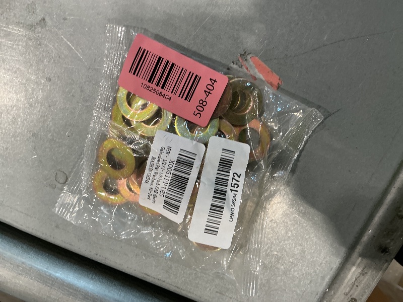 Photo 1 of 1/2×1-1/8 Inch SAE Electro Galvanized Flat Washers, 50-Pack, Industrial Grade, Corrosion Resistant, Fit for American Industrial & Mechanical Applications