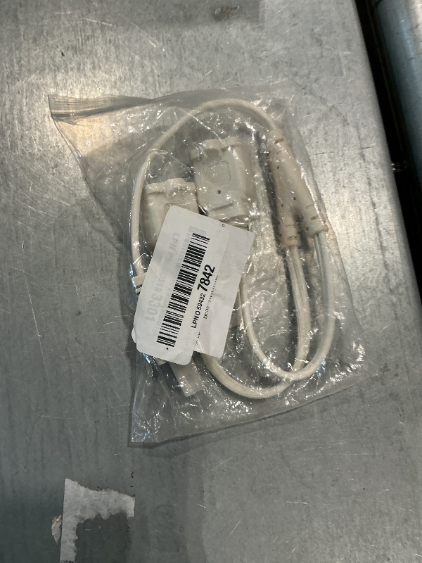 Photo 1 of 1.5 FT 2 Outlet Power Splitter Cord, White 18 AWG Wire, 2 Prong Indoor Extension Cord 1 to 2, Male to Female Y Splitter, 10 A 125 V