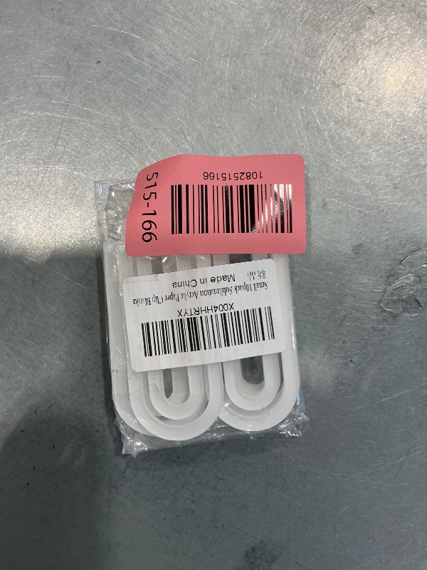 Photo 1 of 10 Pack Sublimation Blanks Acrylic Paper Clips, 3" x 1.2" Paper Clips Clear for Heat Transfer DIY Design, School Classroom Stationery Office, Home Gift Crafts Supplies