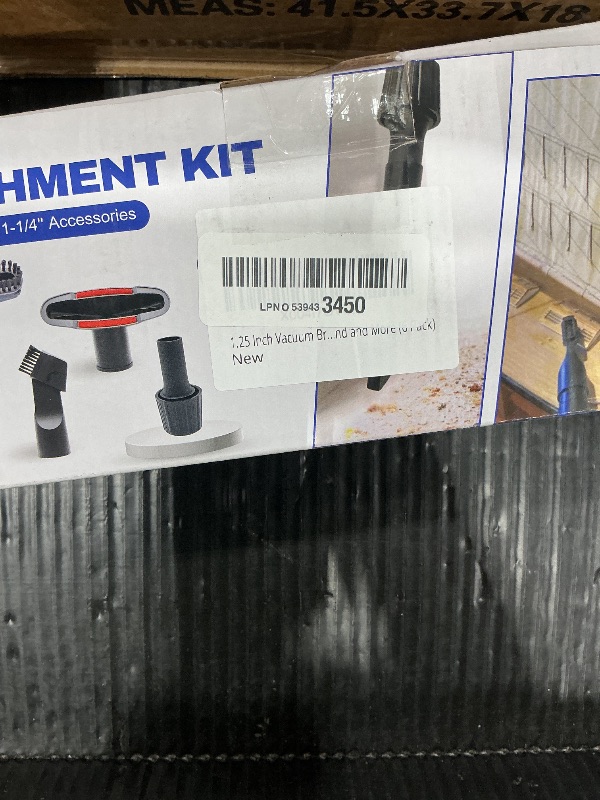 Photo 1 of 1.25 Inch (32MM) Vacuum Brush Attachments with Hose Adapter Kit for Shop Vacs Hose 1-1/4'' - 1.25 Vacuum Accessories for Small Shop Vacs, Milwaukee M18, Eureka Mighty Mite 3670M & More