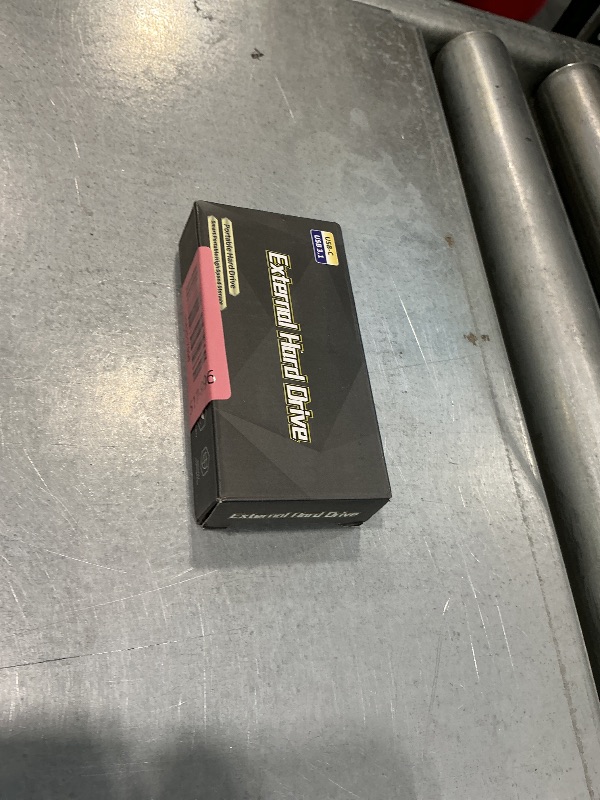 Photo 1 of [NON FUNCTIONAL][ SOLD FOR PARTS] External Hard Drive,Ultra Slim External HDD Store Portable External Hard Drive Compatible with PC, MAC,Laptop Red
