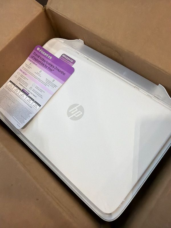 View 7 of [PARTS ONLY]HP DeskJet 2827e Wireless All-in-One Color Inkjet Printer, Scanner, Copier, Best-for-Home, 3 Month Instant Ink Trial Included, AI-Enabled (6W7F5A)