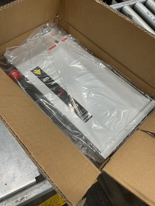 Photo 1 of 100A Generator Transfer Switch, 12000/24000/45000W General-Duty Double-Throw Safety Switch, 120/240/450V Manual Transfer Switch with Arc Extinguishing Cover, NEMA 3R Standards for Indoor/Outdoor Use