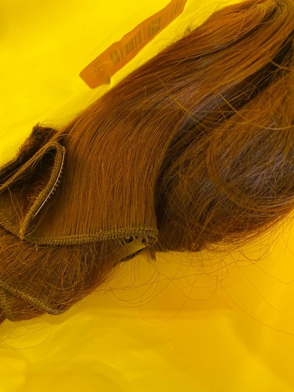 Photo 1 of #33 Reddish Brown Straight Clip in Hair Extensions,20 Inch Soft Real Human Hair,Auburn Brown Clip ins 120g 7pcs Per,Brazilian Remy Copper Red Straight Human Hair Extensions.