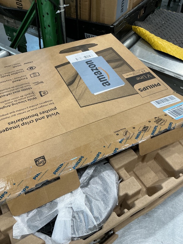 Photo 1 of ****CHECKED  7/11 - AS IS/NO RETURNS - SALE FINAL - FOR PARTS ONLY****Philips 24 inch 100Hz Computer Monitor, Frameless Full HD (1920 x 1080), VESA, HDMI x1, VGA Port x1, Eye Care, 4 Year Advance Replacement Warranty, 241V8LB