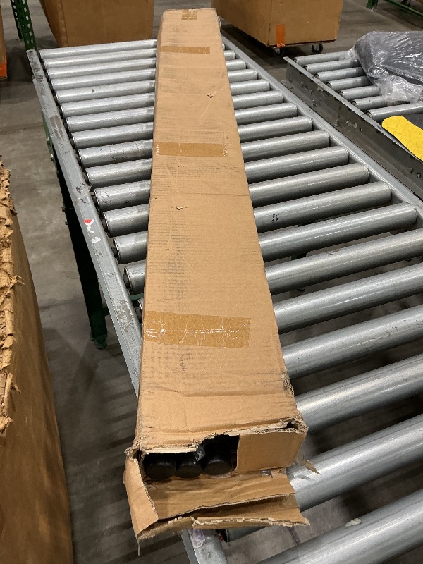 Photo 1 of 1 1/8 Inch Diameter Room Darkening Curtain Rods 134-240”, Heavy Duty Window Wrap Around Drapery Rod with Aluminum Bracket, Accessories, Wall Mounted Ceiling Mounted, Adjustable Length, Brushed Gold