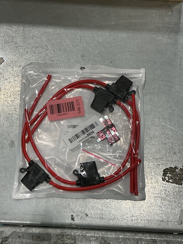 Photo 1 of 10 Gauge Fuse Holder - 10 AWG Inline Fuse Holder with 40 AMP ATC Blade Fuses (4pack)