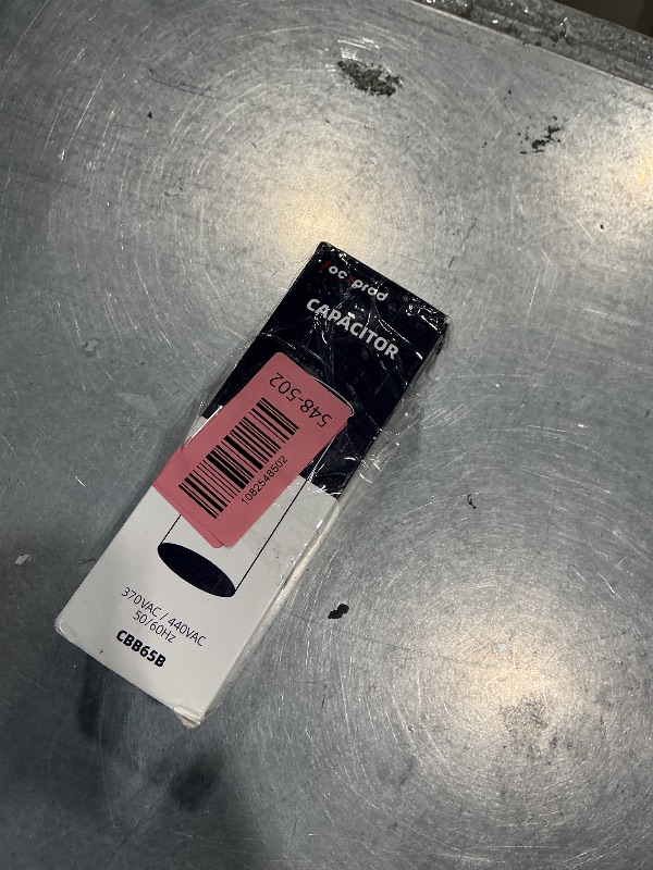 Photo 1 of [UL Recognized] FOCSPROD 40+5 uF 40/5 MFD ±6% 370V/440V CBB65 AC Capacitor, Dual Run Round Capacitor Replacement, 40 5 uF 440 Volt HVAC for AC Unit Fan Motor Start or Heat Pump or Condenser Straight