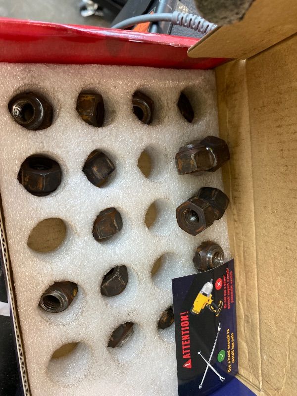 Photo 1 of 12x1.5 Lug Nuts 20 Pcs Chrome Closed End Mag Style Lug Nuts with Washer 13/16" (21mm) Hex Compatible with Toyota Camry/Corolla/Tacoma Lexus