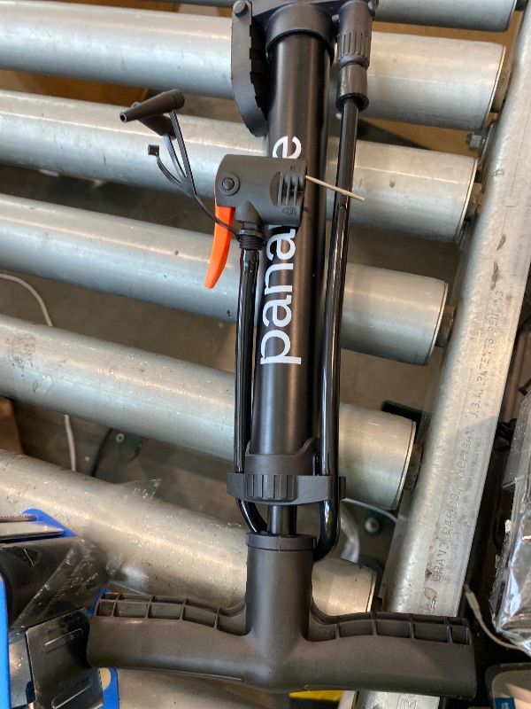 Photo 1 of [DAMAGED & MISSING PARTS] Bike Pump Floor, Advanced Bike Tire Inflator, Bicycle Hand Air Pump with Dual Presta and Schrader Valves, Handheld Pump, Suitable for Road and Mountain Bikes, Baby Stroller, Balls (Portable)