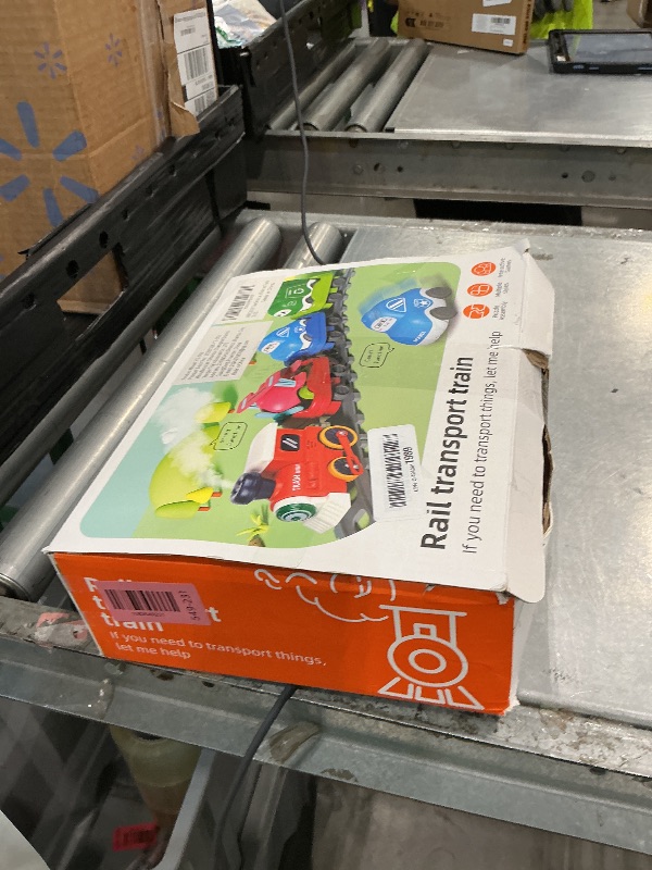 Photo 1 of [MISSING PARTS] AIBEIQITOY Train Set for Toddlers 2-4 with Steam, Music&Light, Electric Train Toy Set with 3 Car, 3 Trailer, Tracks Accessories, Christmas Birthday Gifts for Kids 2 3 4 5 6 7 Years Old Boys Girl