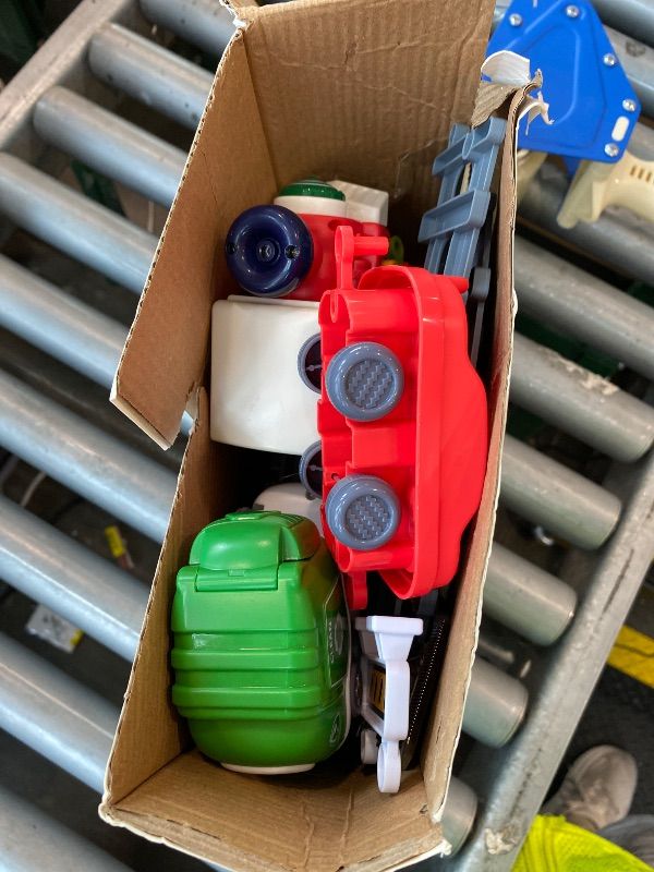 Photo 1 of [MISSING PARTS] AIBEIQITOY Train Set for Toddlers 2-4 with Steam, Music&Light, Electric Train Toy Set with 3 Car, 3 Trailer, Tracks Accessories, Christmas Birthday Gifts for Kids 2 3 4 5 6 7 Years Old Boys Girl