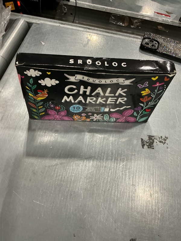 Photo 1 of ***MISSING PARTS*** Window Chalk Markers for Glass Washable, 10 Colors Jumbo Liquid Chalk Marker with 10mm 3 in 1 Nib Thick Wide Tips, Big Chalkboard Markers, Car Paint Pen for Auto, Bistro, Mirror, Poster, Blackboards