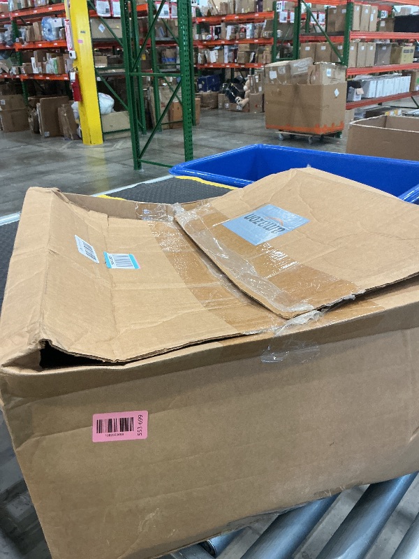 Photo 1 of [NONFUNCTIONAL] Amazon Basics 20" High Velocity Industrial Cooling Floor Fan with 3 Speeds, Tilt Head, ETL-Listed Safety Compliance, Metal Housing and Blades, for Commercial Space/Garage/Gym, 125W, Black