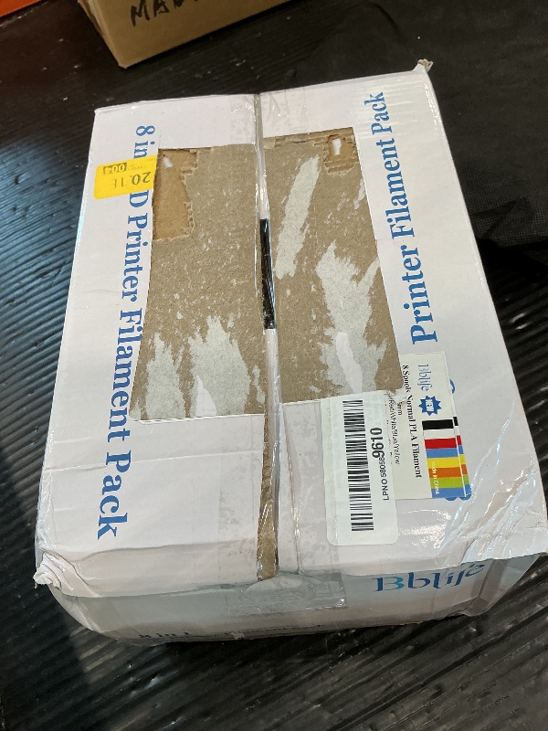 Photo 1 of 1.75mm 8 Spools Popular Colors 3D Printer PLA Filament Bundle Pack: Black White Red Blue Yellow Orange Limegreen SkyBlue, Each Spool 250g, Widely Compatible, Total 2Kg 3D Printing Filament