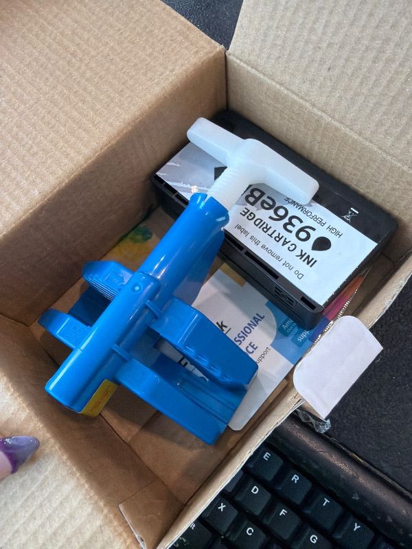 Photo 1 of ***ONLY ONE*** Faslvink 923 Ink Cartridges for HP Printers Compatible with HP 923 Ink Cartridges No Chip 4-Pack for HP OfficeJet Pro 8130e 8125e 8135e 8138e 8120e 8132e (Black Cyan Magenta Yellow)