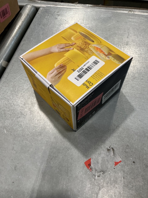 Photo 1 of ***MISSING PARTS*** OLEKURT Corn Cob Stripper Tool, Corn Peeler for Corn on the Cob (Yellow)
