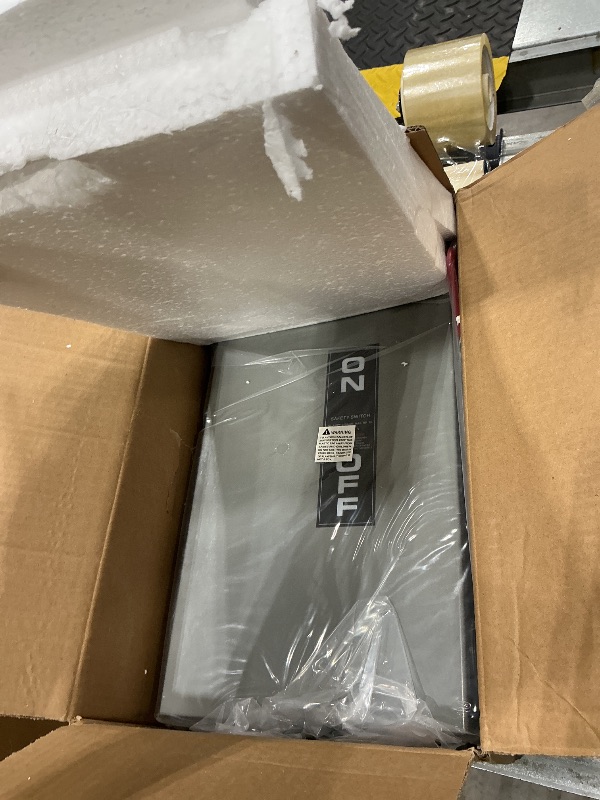 Photo 1 of ?Upgrade?3P 60 Amp Disconnect,New Add Ground Design,Disconnect Switch Non-Fuse,NEMA 3R Standard,Heavy Duty Steel Material,Rust and Corrosion Resistant,for Indoor and Outdoor,120/240v,10-Year Warrnaty