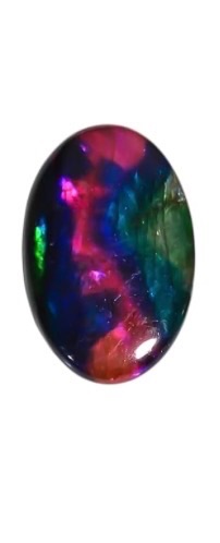 Photo 1 of [1 PCS, 40+ MM] YAHSEE Labradorite Gemstone, Palm Stone with Healing & Calming Effects, Wire Wrapping Stone, Gem Collection Labradorite, Reiki Worry Crystal, Jewelry Making Supply